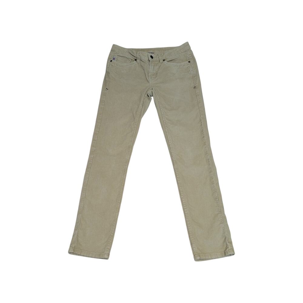 Stio Rivet Cord Slim Fit Corduroy Pants Cream Tan Womens 6 Gorpcore Casual Gorp